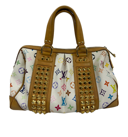 Courthney, 890&euro;, Bolso, Blanco, Canvas - General, Vista frontal